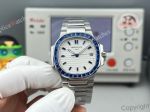 GR Factory Patek Philippe Nautilus Swiss 9015 Movement Women Blue Diamond Bezel Watch 35.2mm 